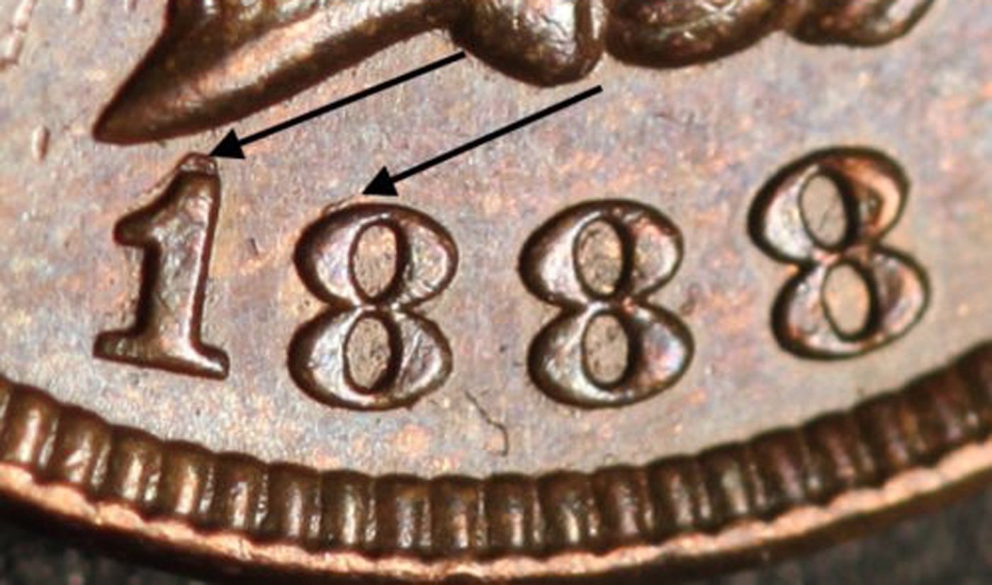1888 RPD-014 - Indian Head Penny - Photo by Ed Nathanson