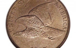 1857 Obverse of MDC-002 Flying Eagle Penny - Photo Courtesy of Heritage Auctions