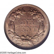 1857 MDC-002 Flying Eagle Penny - Photo Courtesy of Heritage Auctions