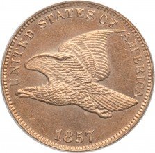 1857 RPD-002 Flying Eagle Penny - Photo Courtesy of Heritage Auctions
