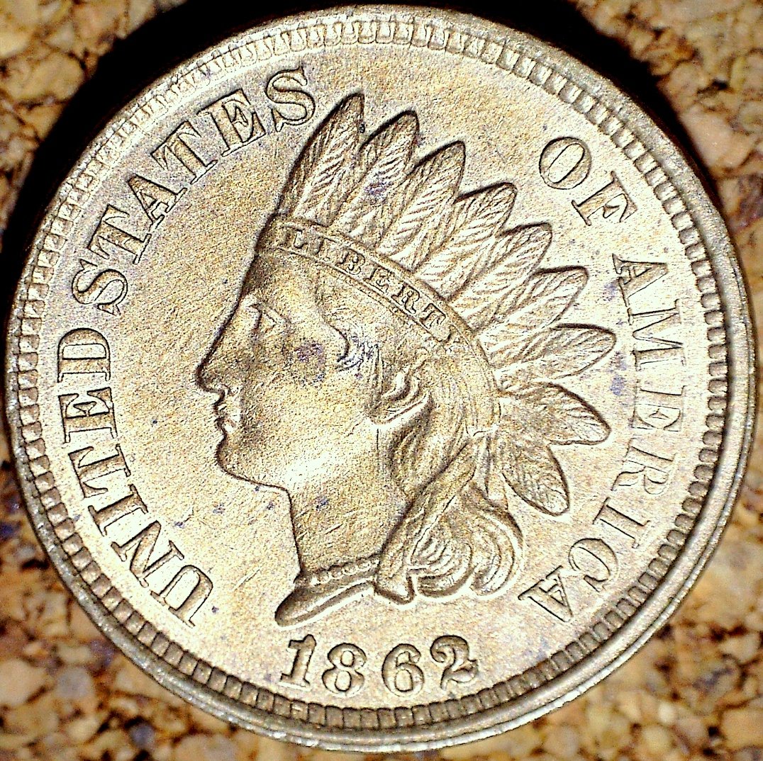 1862 ODD-001 - Indian Head Penny - Photo by David Killough