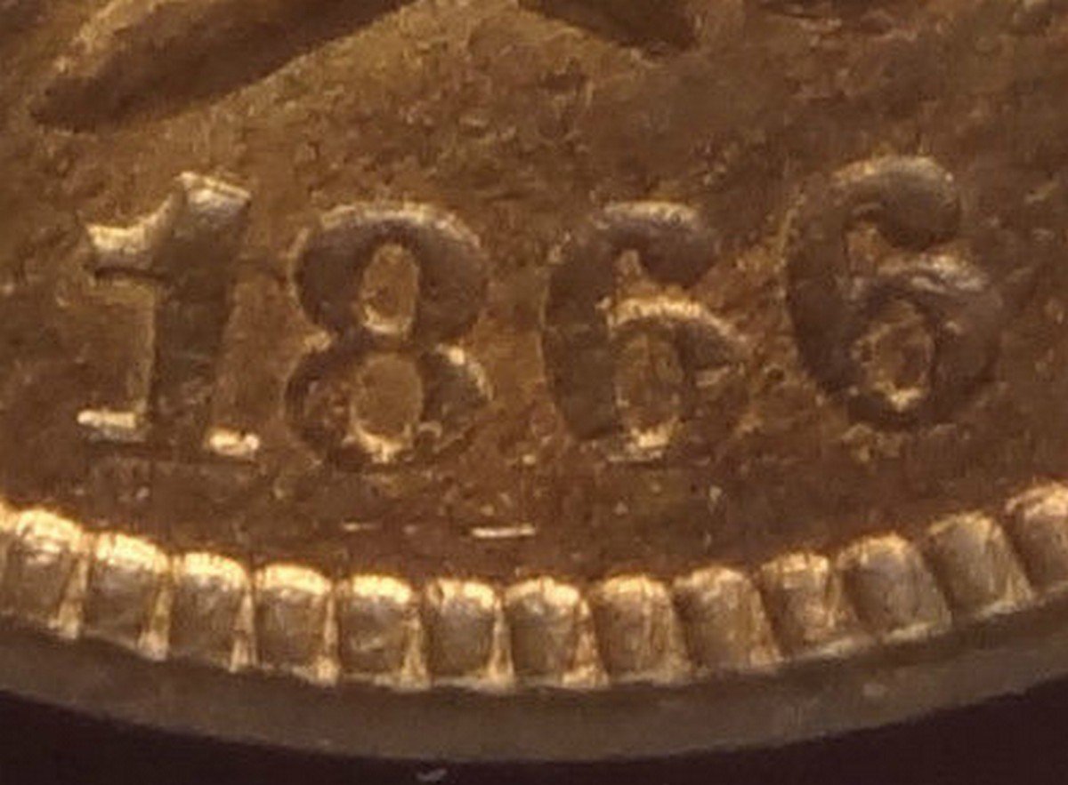 1866 RPD-012 Indian Head Penny by Langham Coins