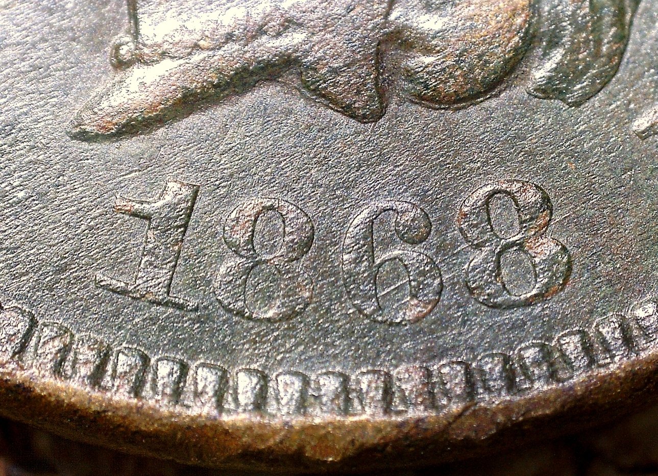 1868 RPD-004 - Indian Head Penny - Photo by David Killough