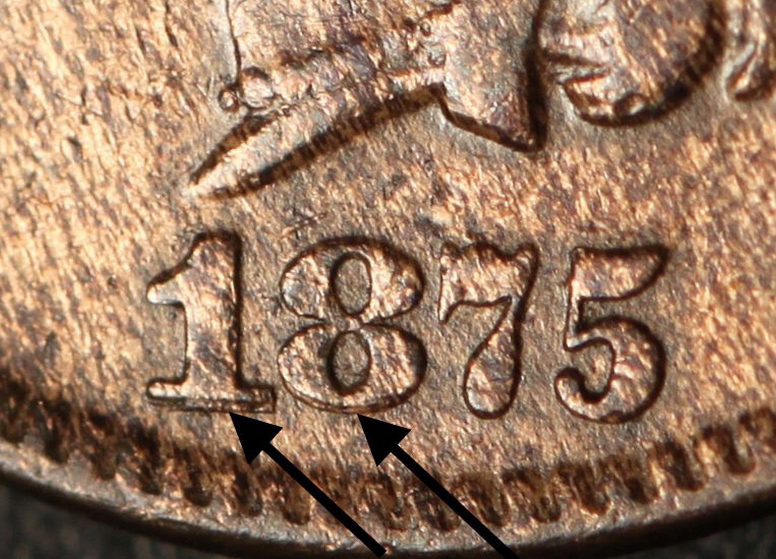 1875 RPD-001 - Indian Head Penny - Photo by Ed Nathanson