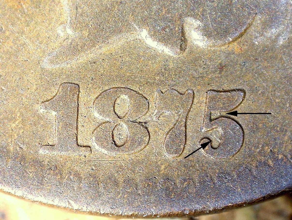 1875 RPD-007 - Indian Head Penny - Photo by David Killough