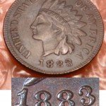 Counterfeit 1883 Indian Cent - Photo provided by Kurt Story