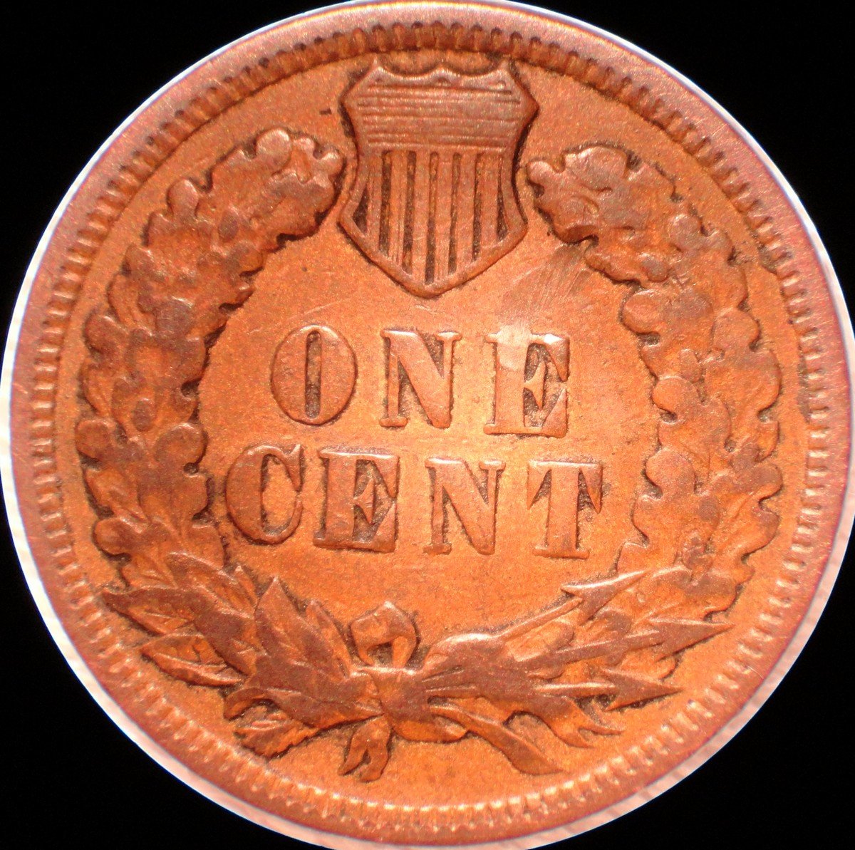 1890 Reverse of MPD-005 Indian Head Penny