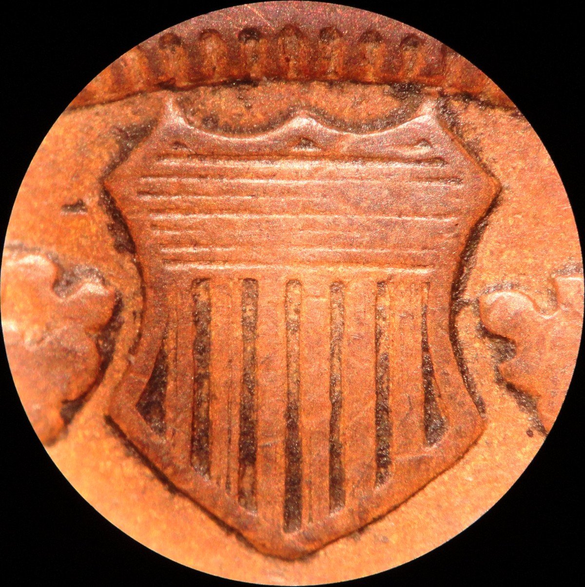 1890 Reverse of MPD-005 Indian Head Penny