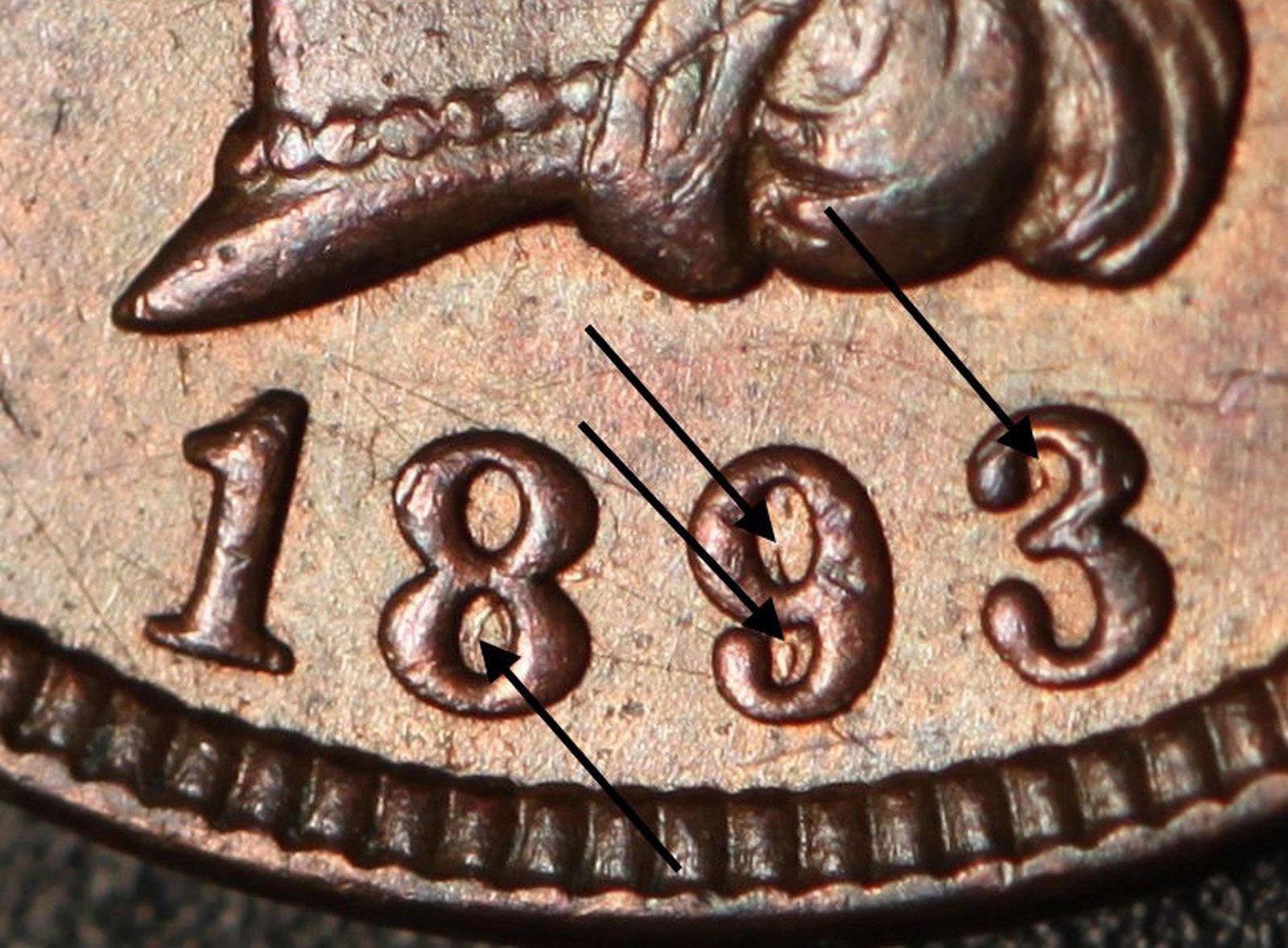 1893 RPD-002 - Indian Head Penny - Photo by Ed Nathanson