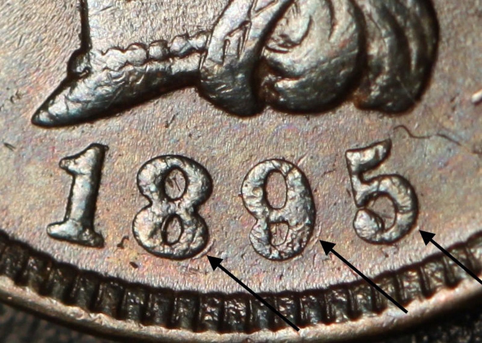 1895 RPD-020 - Indian Head Penny - Photo by Ed Nathanson