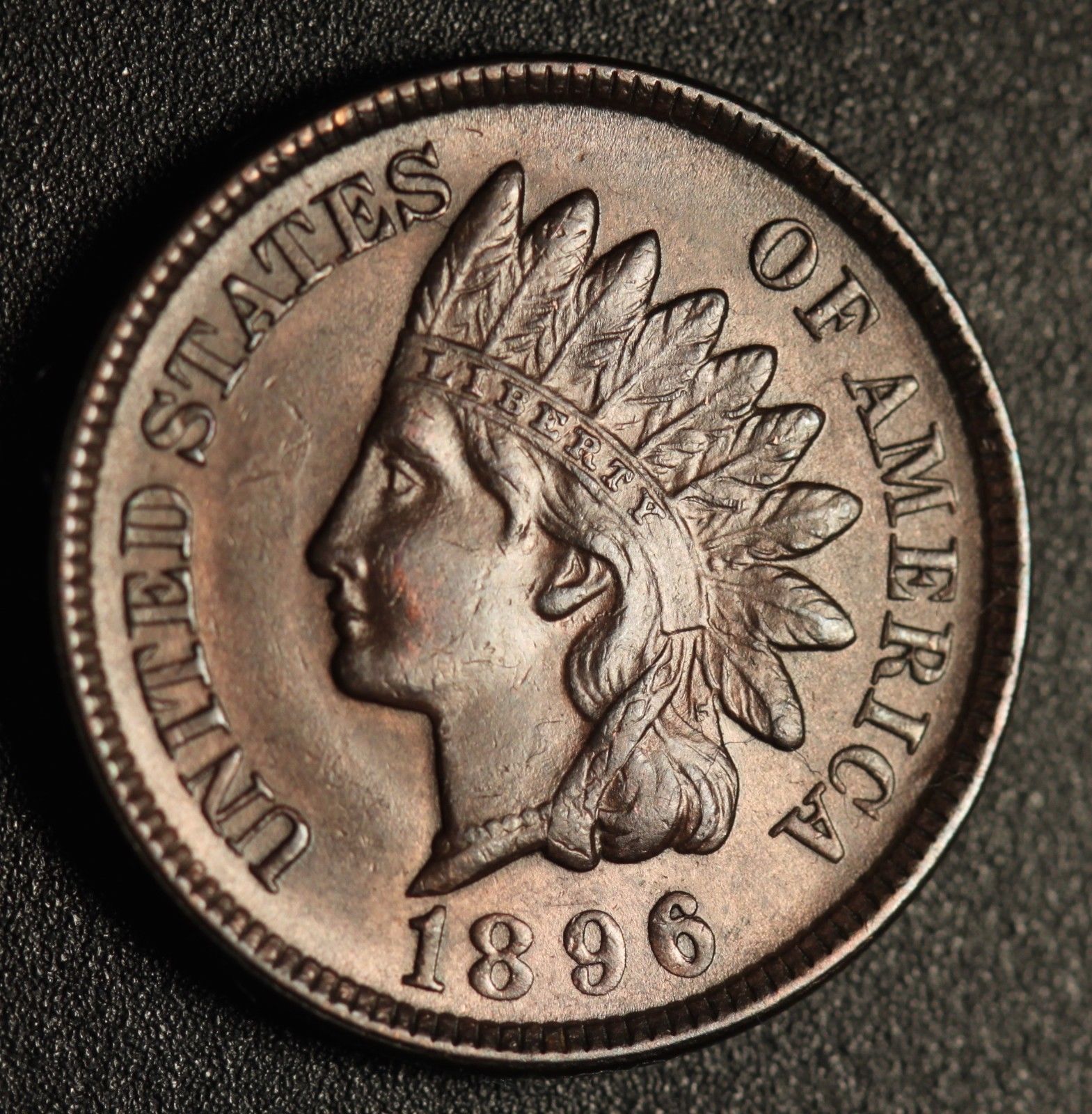 1896 RPD-012 - Indian Head Penny - Photo by Ed Nathanson