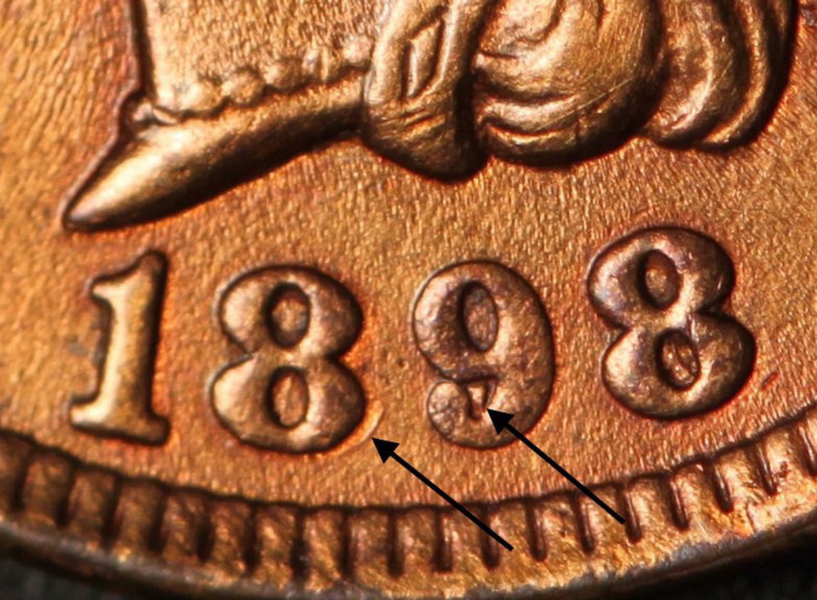 1898 RPD-011 - Indian Head Penny - Photo by Ed Nathanson