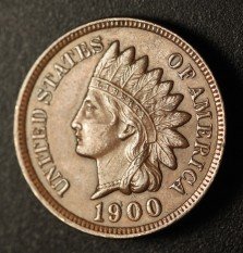 1900 RPD-010 Indian Head Penny - Photo by Ed Nathanson
