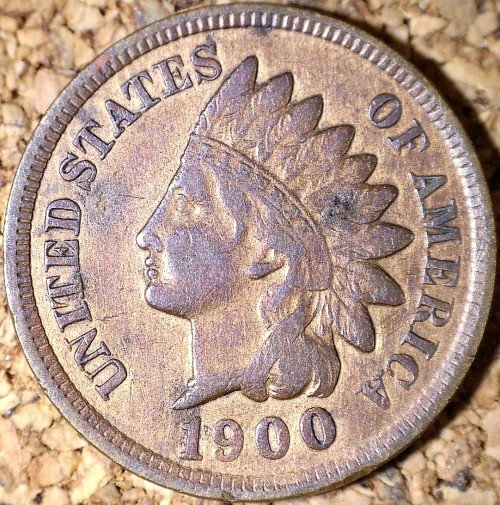 1900 RPD-014 - Indian Head Penny - Photo by David Killough