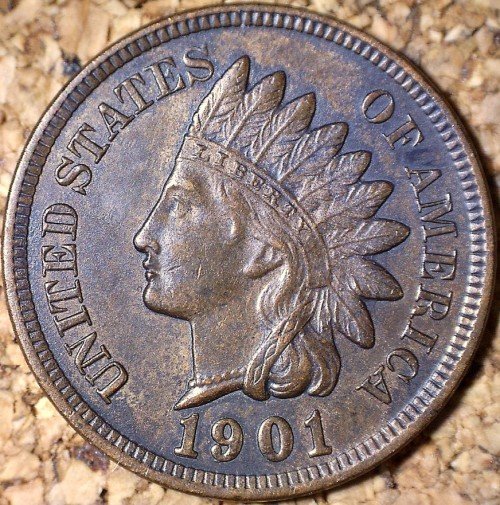 1901 RPD-004 - Indian Head Penny - Photo by David Killough
