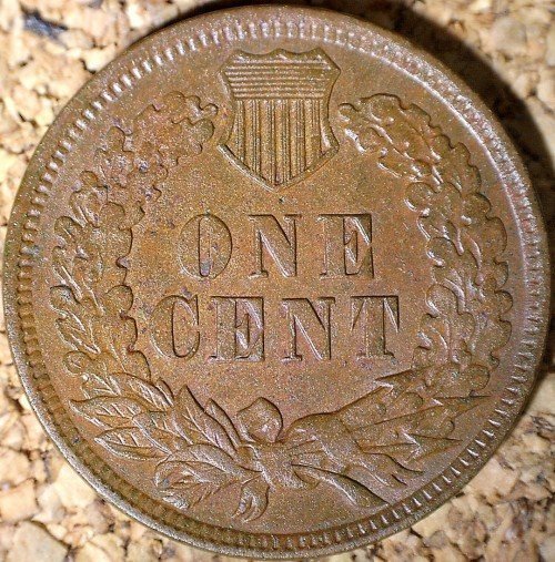 Reverse of 1904 RPD-003 - Indian Head Penny - Photo by David Killough