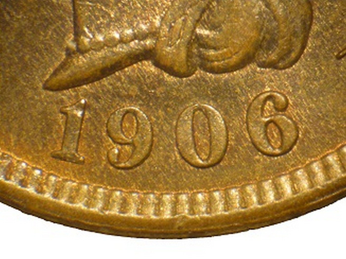1906 RPD-018 - Indian Head Penny - Photo by David Poliquin