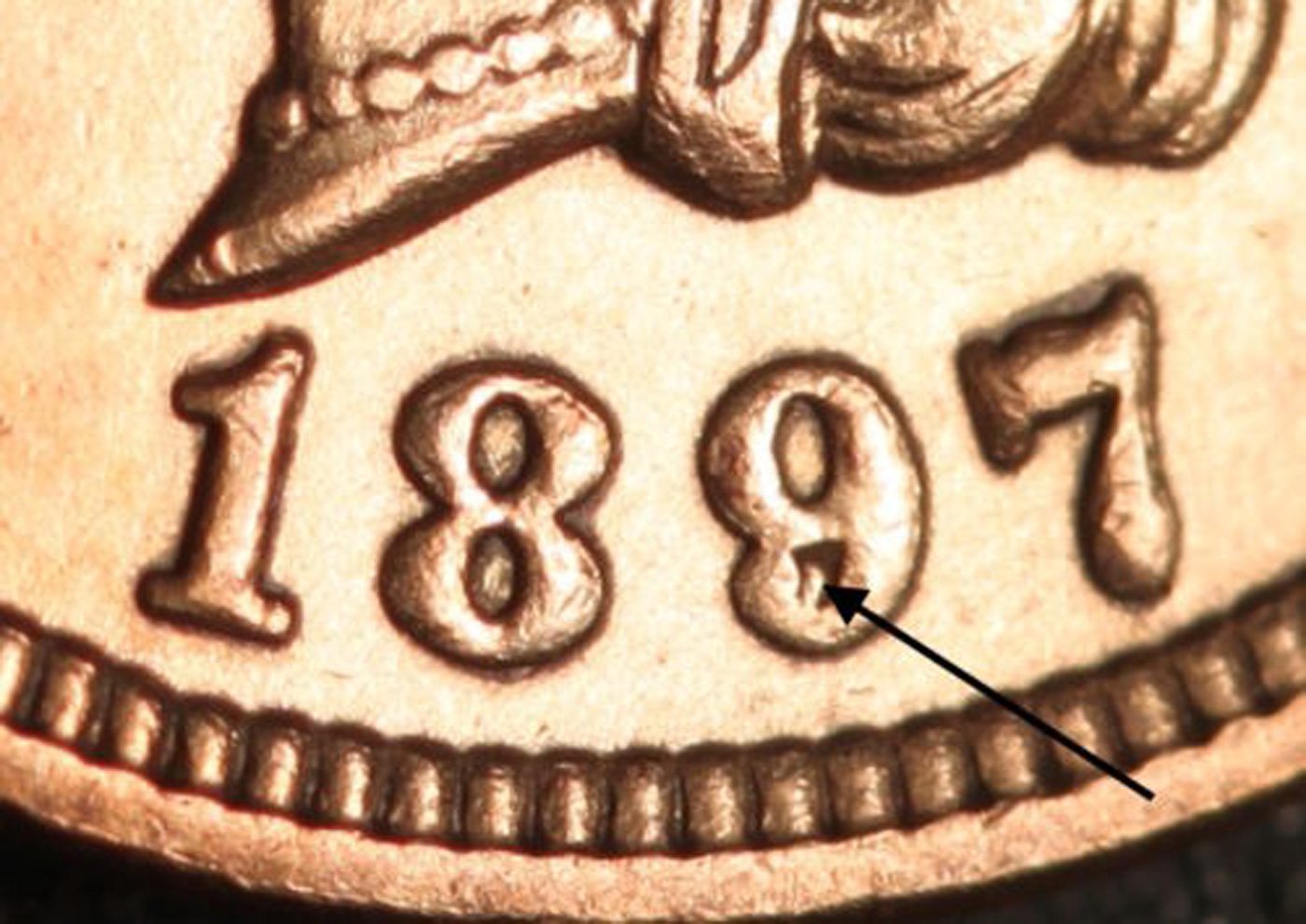 1897 RPD-006 - Indian Head Penny - Photo by Ed Nathanson