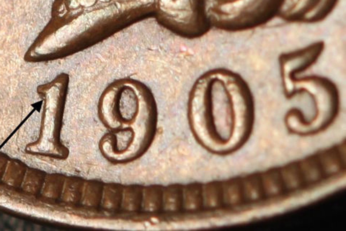 1905 RPD-016 - Indian Head Penny - Photo by Ed Nathanson