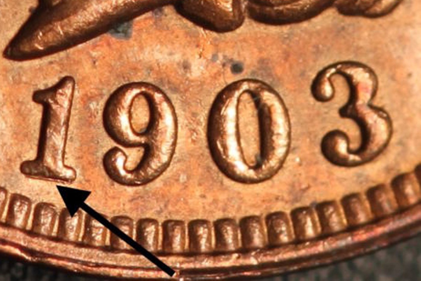 1903 RPD-015 - Indian Head Penny - Photo by Ed Nathanson