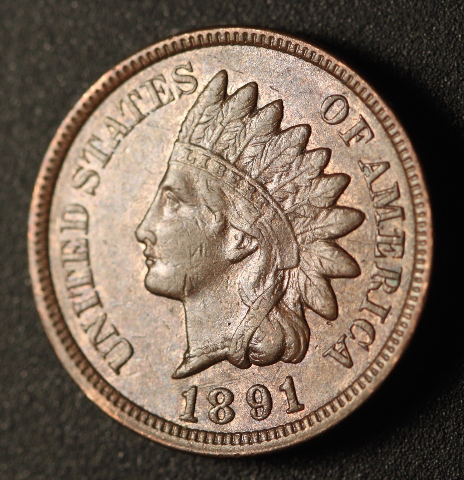1891 RPD-003 - Indian Head Penny - Photo by Ed Nathanson