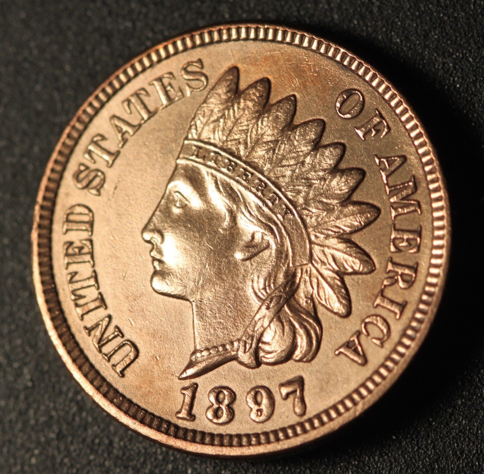 1897 RPD-006 - Indian Head Penny - Photo by Ed Nathanson