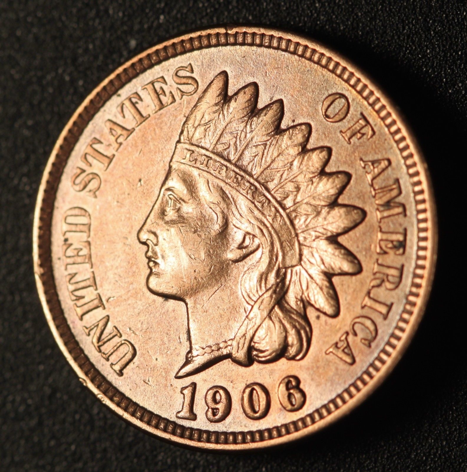 1906 RPD-047 - Indian Head Penny - Photo by Ed Nathanson