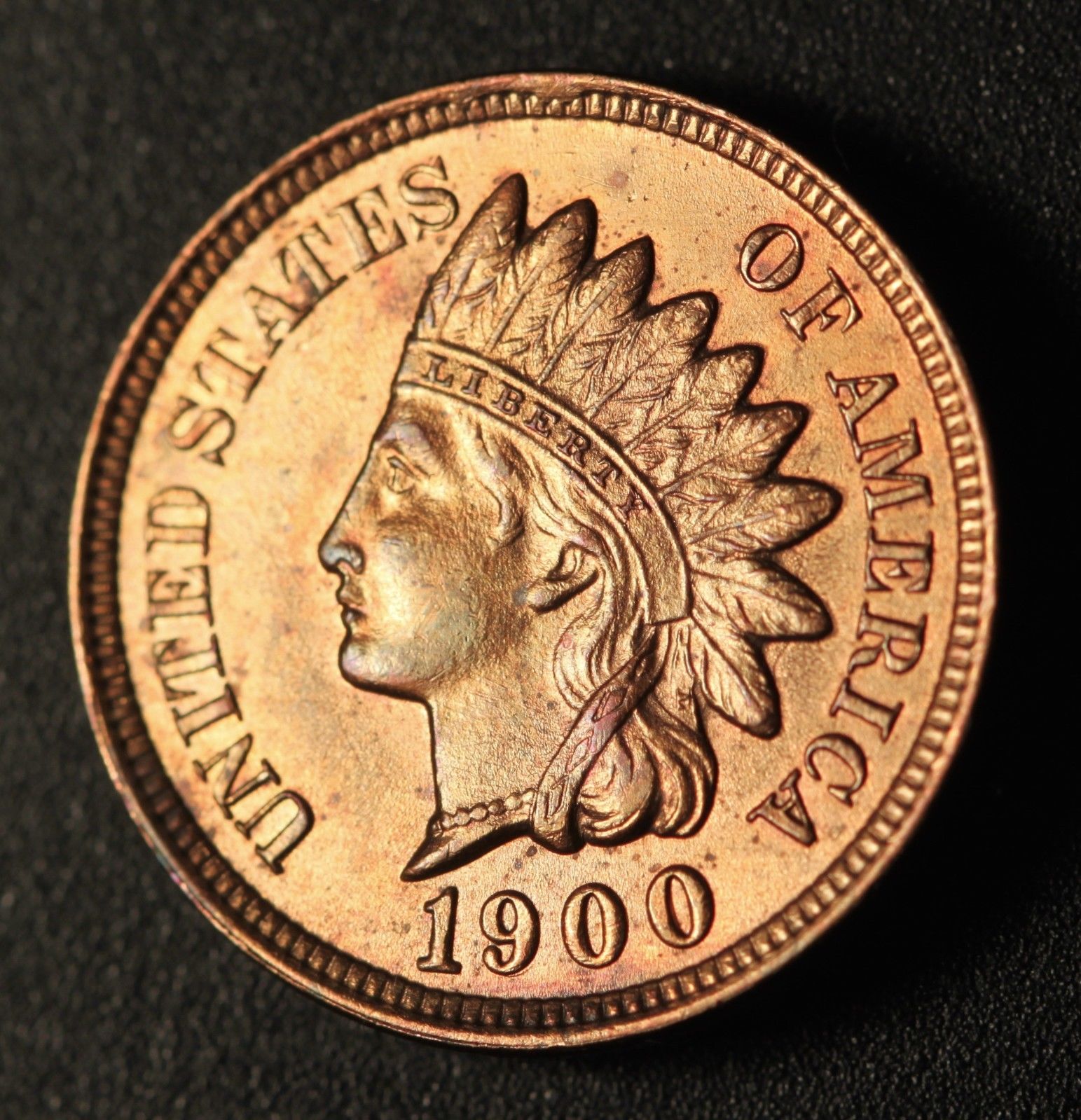 1900 RPD-025 - Indian Head Penny - Photo by Ed Nathanson