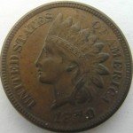 Counterfeit 1870 Indian Cent