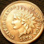 Counterfeit 1878 Indian Cent