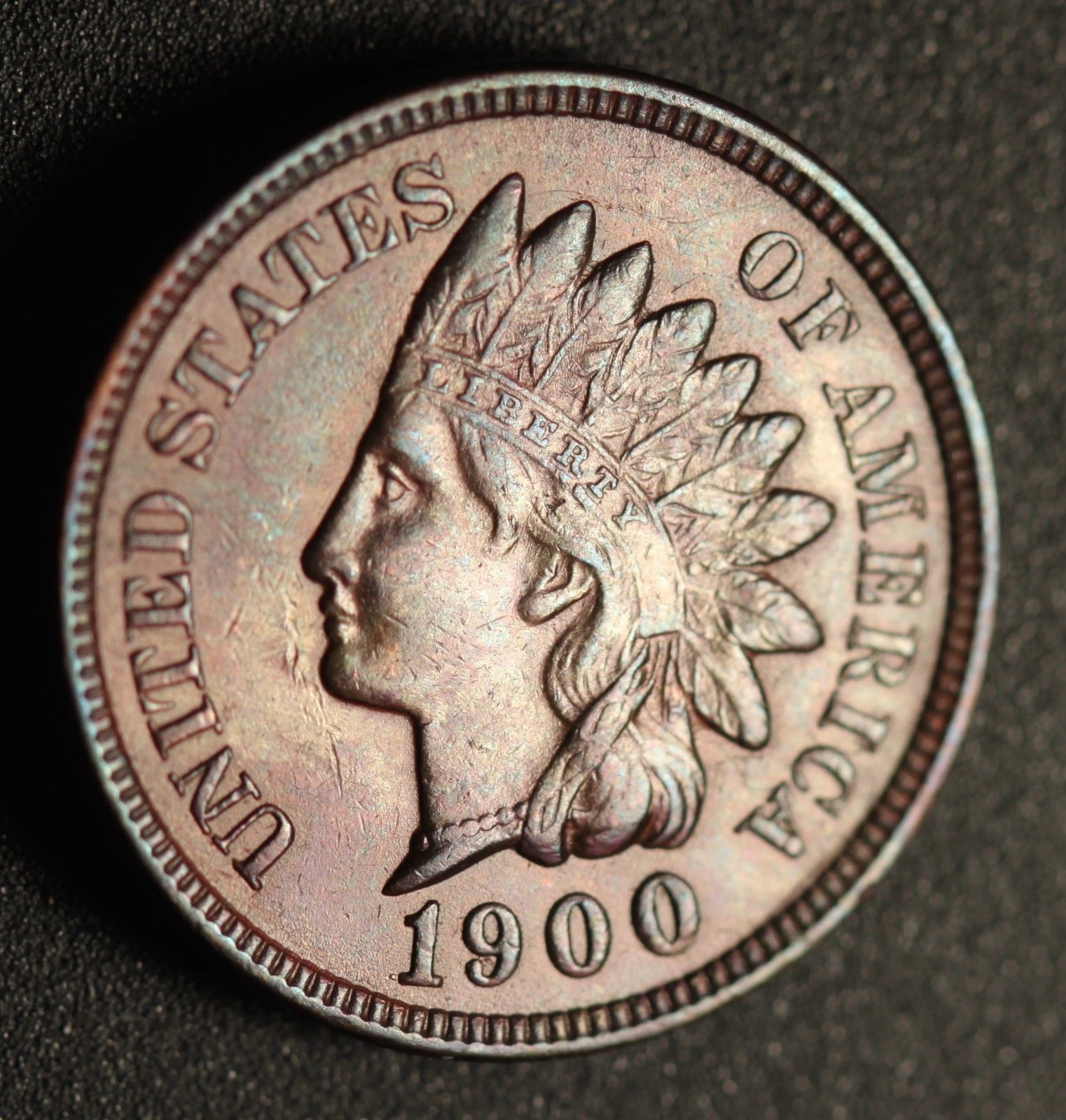 1900 RPD-019 - Indian Head Penny - Photo by Ed Nathanson