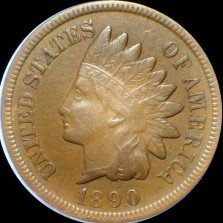 1890 RPD-011 - Indian Head Penny