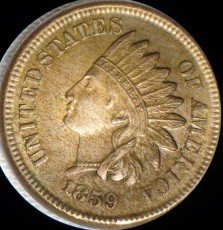 1859 RPD-001 - Indian Head Penny