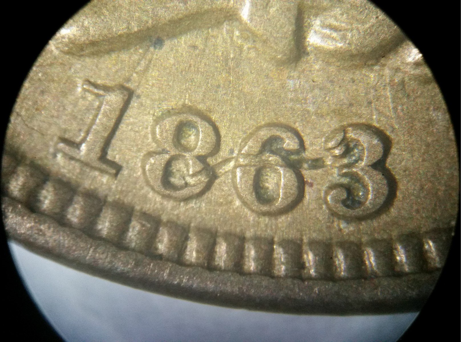 1863 OCC-001 - Indian Head Penny
