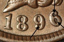 1896 RPD-011 - Indian Head Penny - Photo by Ed Nathanson