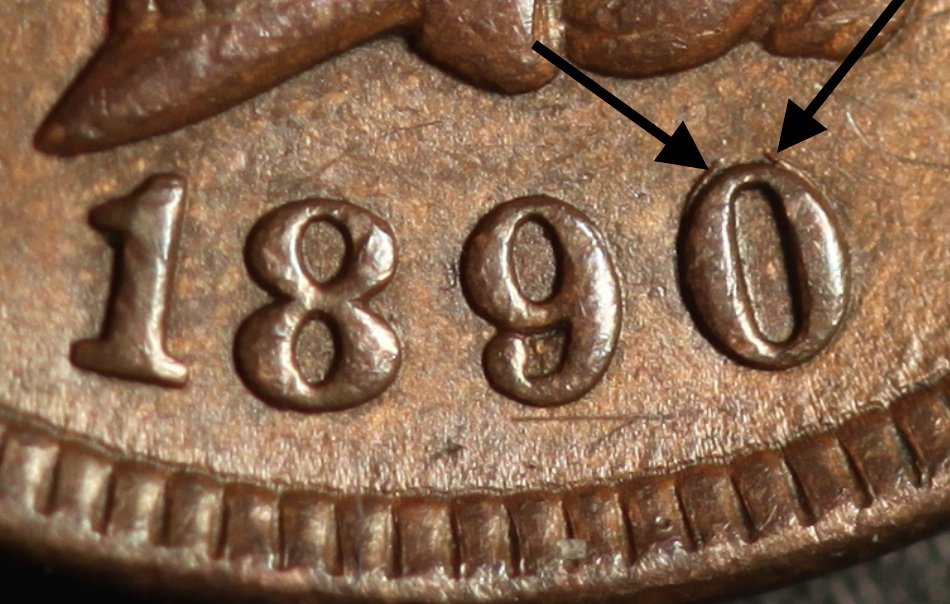 1890 RPD-001 - Indian Head Penny - Photo by Ed Nathanson
