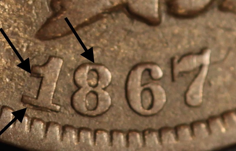 1867 RPD-005 - Indian Head Penny - Photo by Ed Nathanson