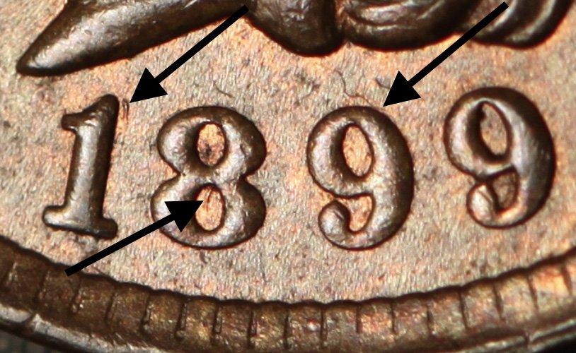 1899 RPD-025 - Indian Head Penny - Photo by Ed Nathanson
