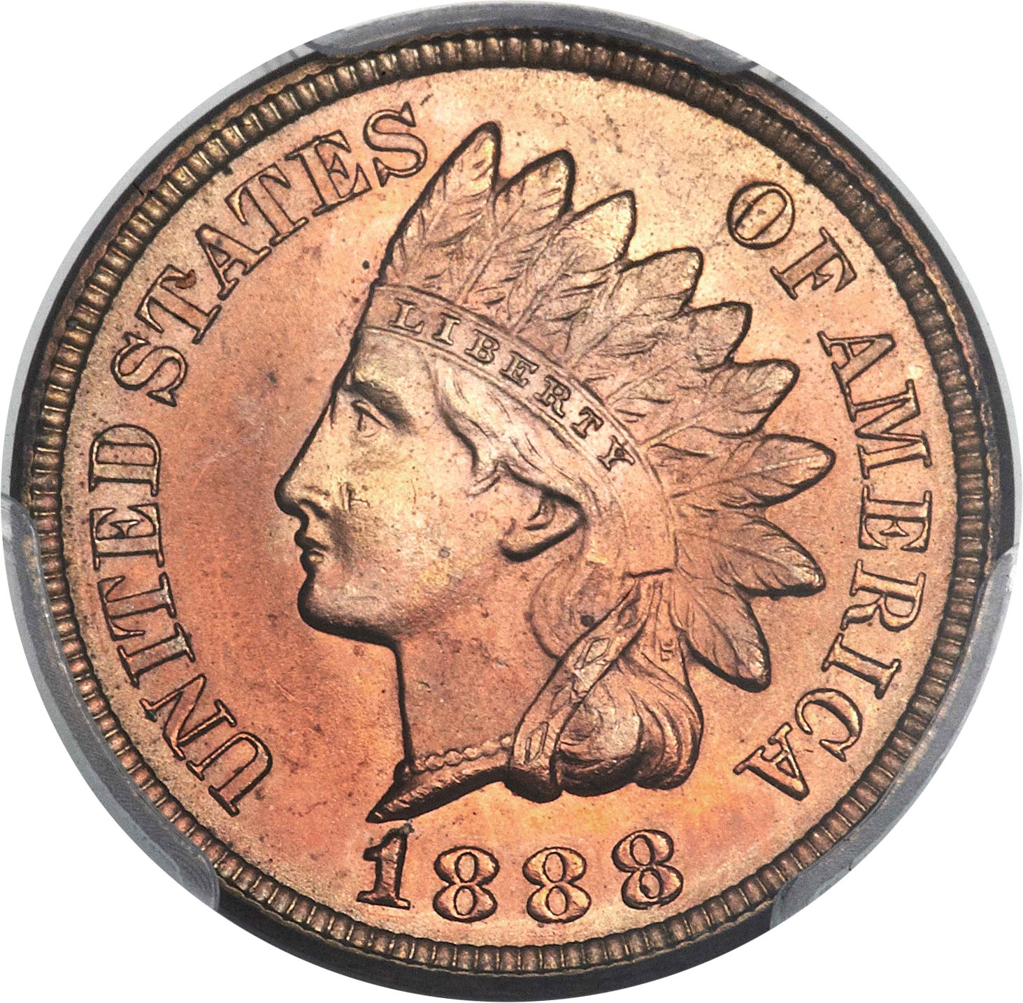 1888 RPD-003 Indian Head Penny - Photos courtesy of Heritage Auctions
