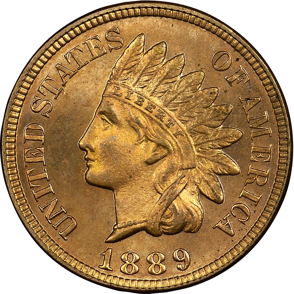 1889 RPD-027 Indian Head Penny - Photos courtesy of Heritage Auctions
