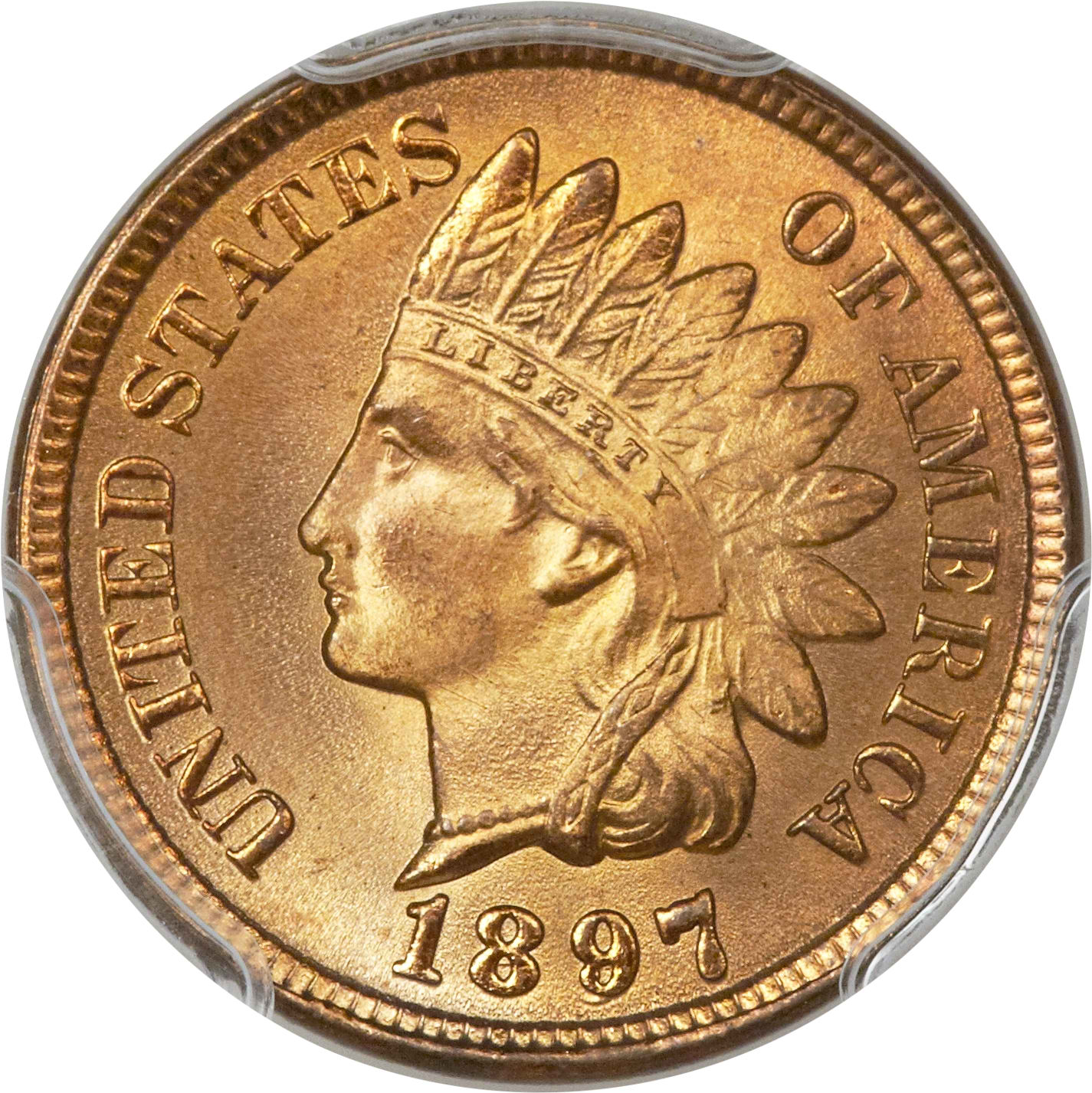 1897 RPD-008 Indian Head Penny - Photos courtesy of Heritage Auctions