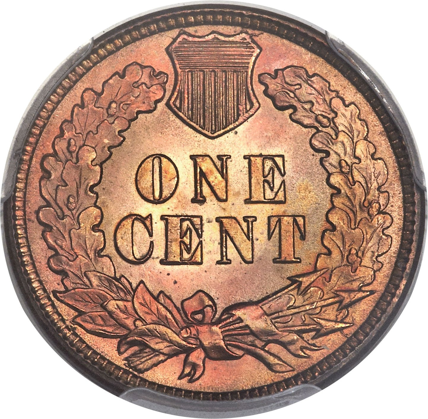 1888 Reverse of RPD-003 Indian Head Penny - Photos courtesy of Heritage Auctions