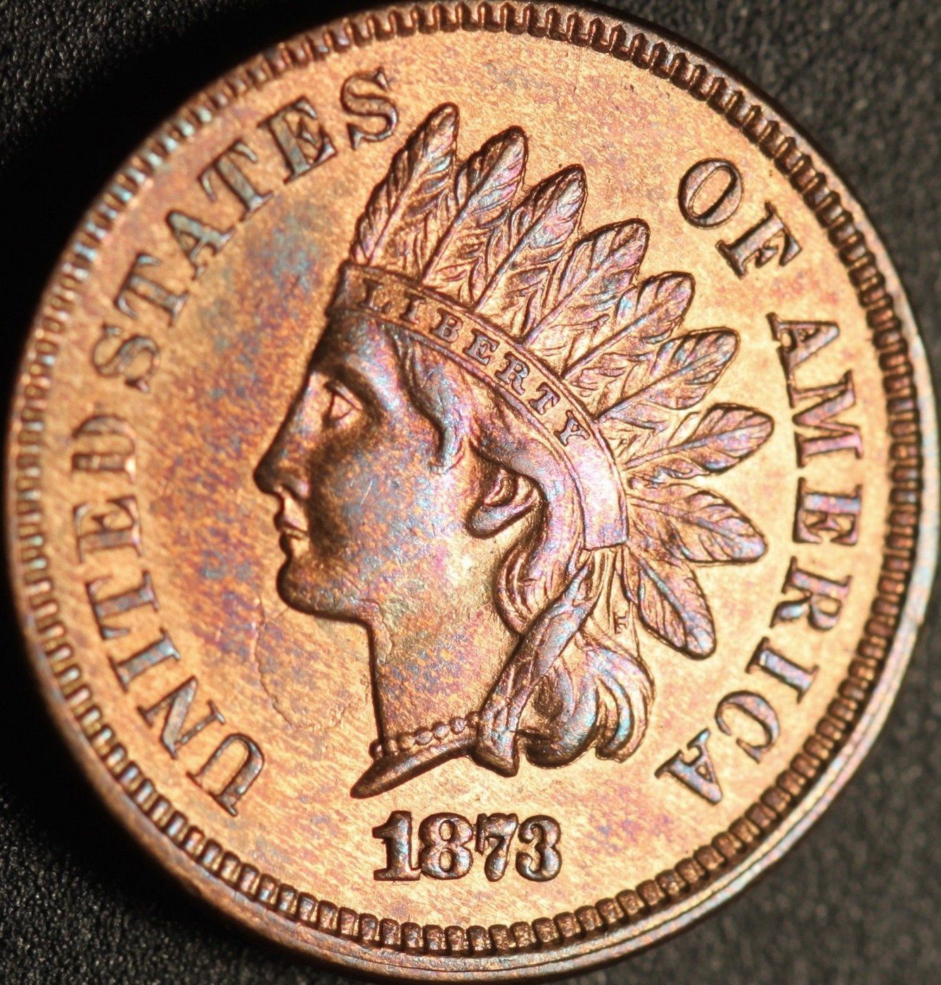 1873 Open 3 RPD-003 - Indian Head Cent - Photo by Ed Nathanson