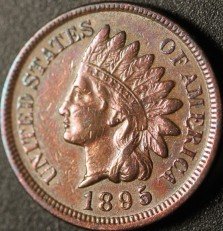 1895 RPD-008 - Indian Head Cent - Photo by Ed Nathanson
