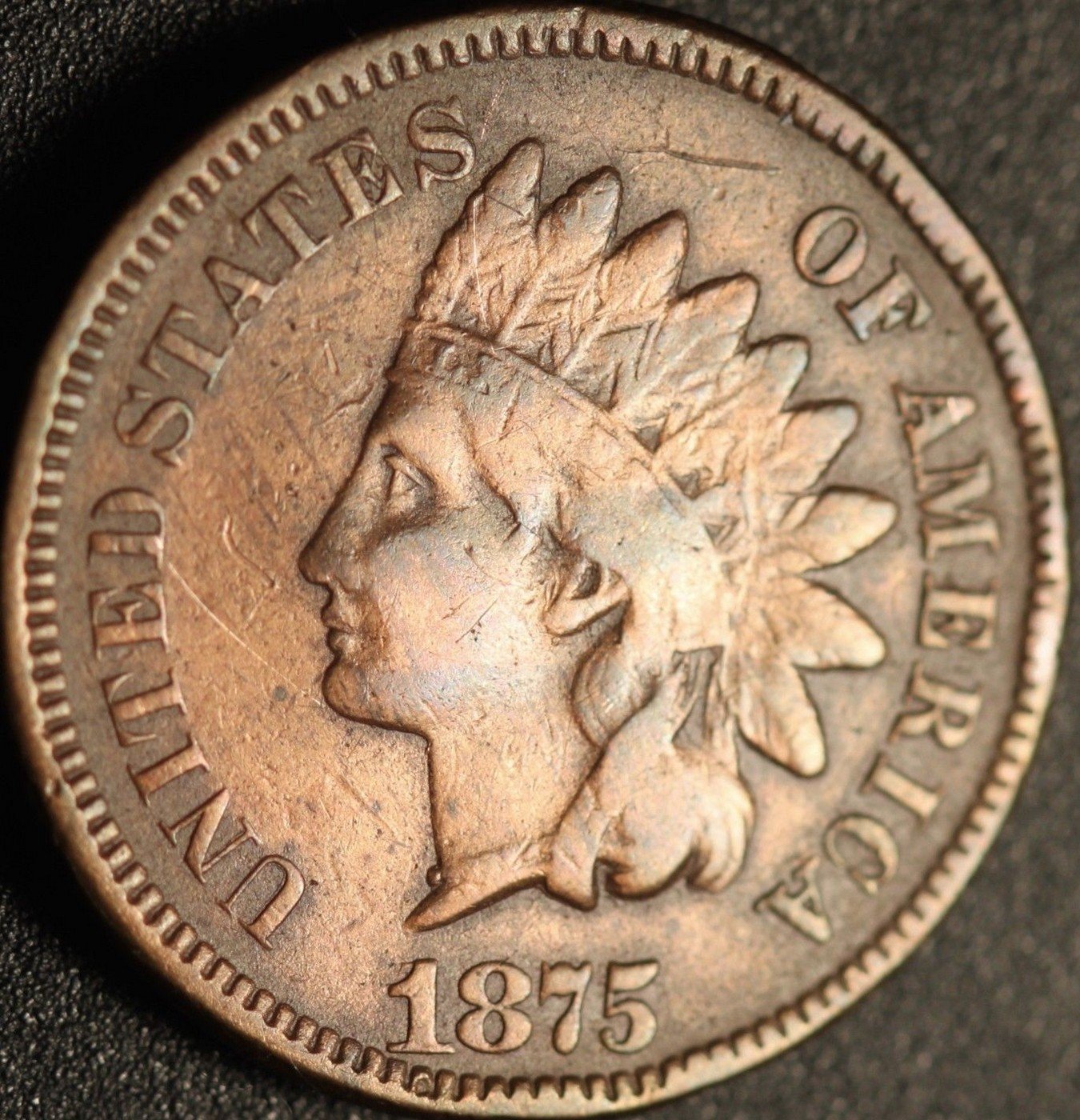 1875 RPD-003 - Indian Head Cent - Photo by Ed Nathanson