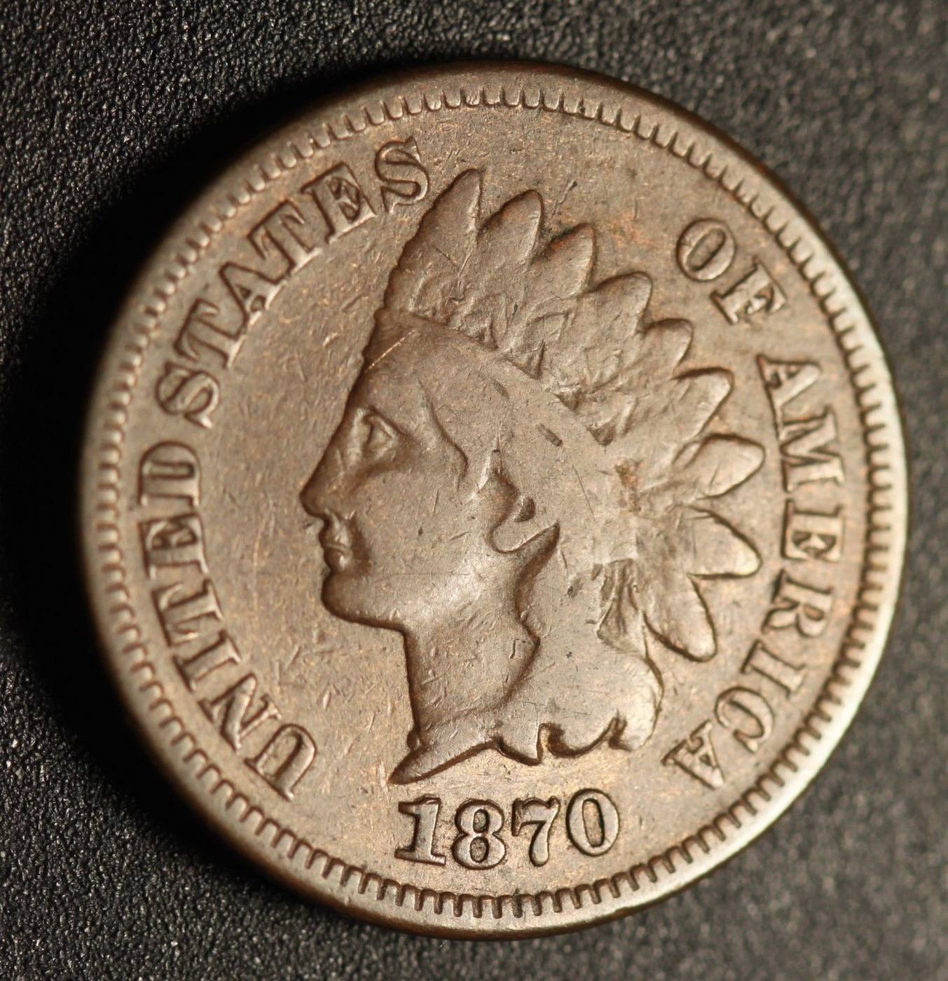 1870 - RPD-006 - Indian Head Penny - Photo by Ed Nathanson