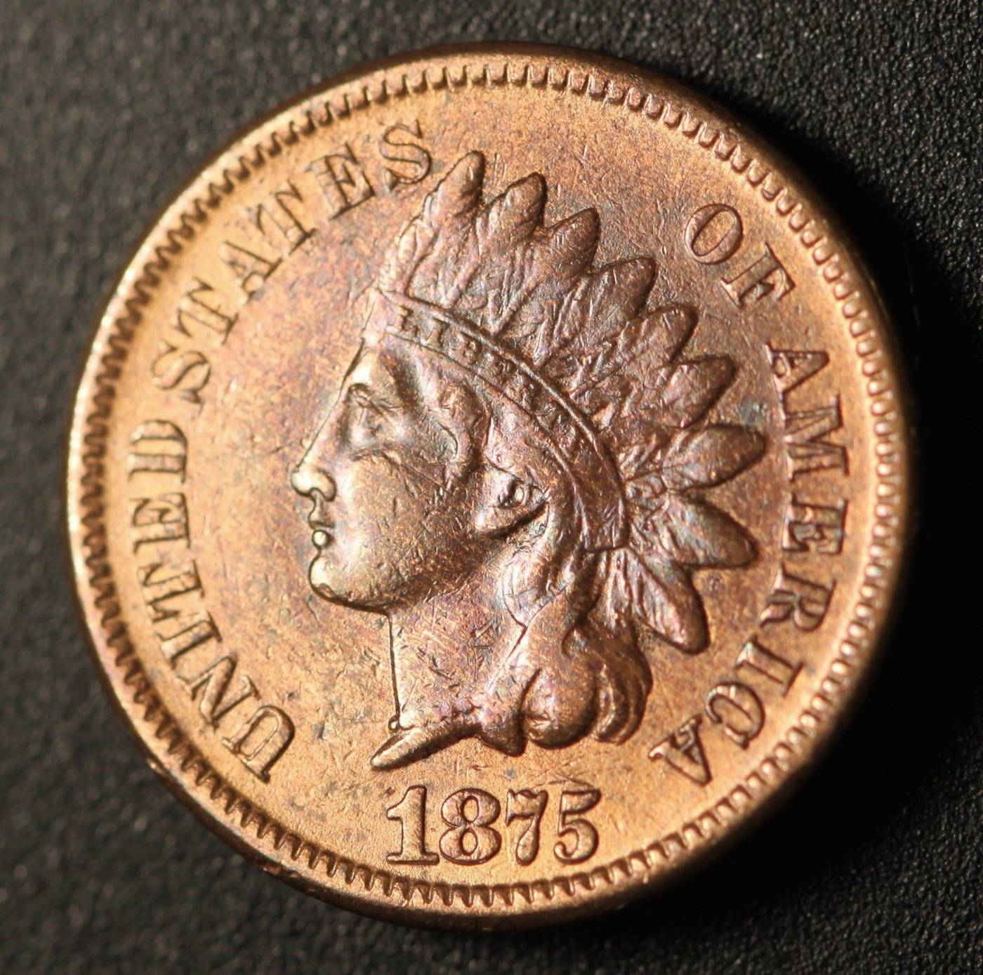 1875 RPD-006 - Indian Head Penny - Photo by Ed Nathanson