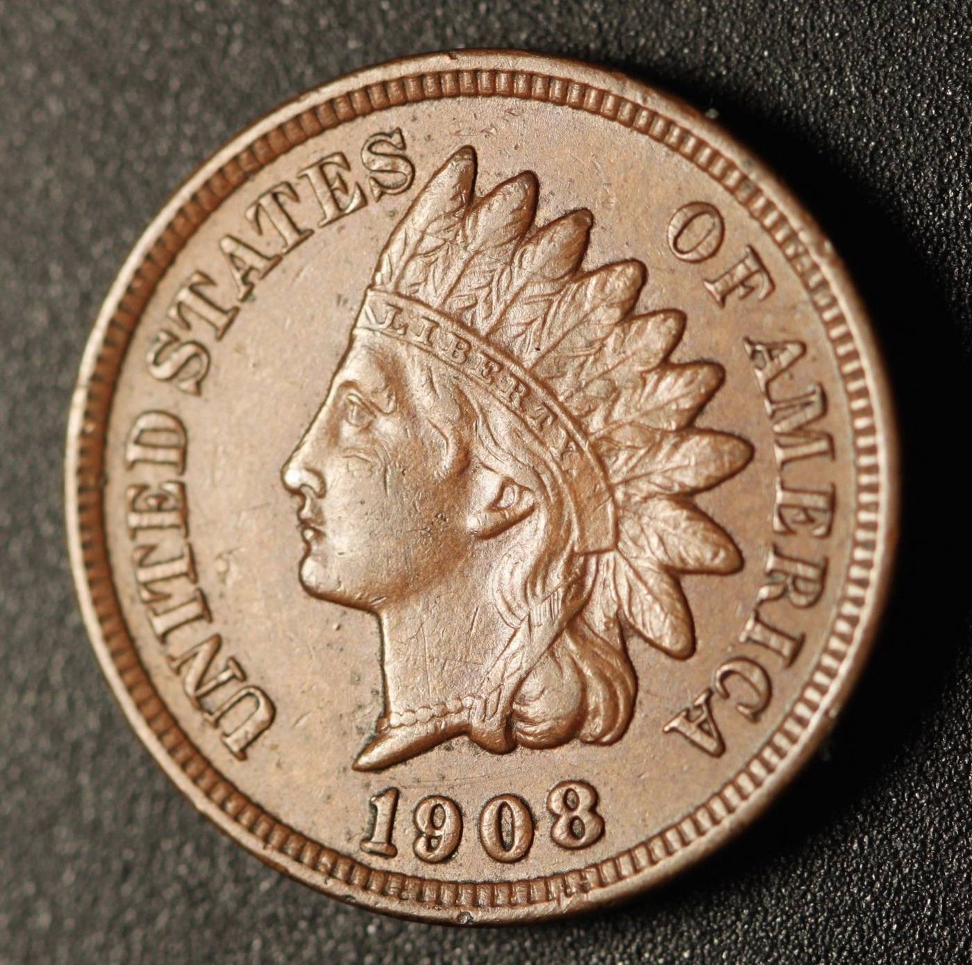 1908 RPD-017 - Indian Head Penny - Photo by Ed Nathanson
