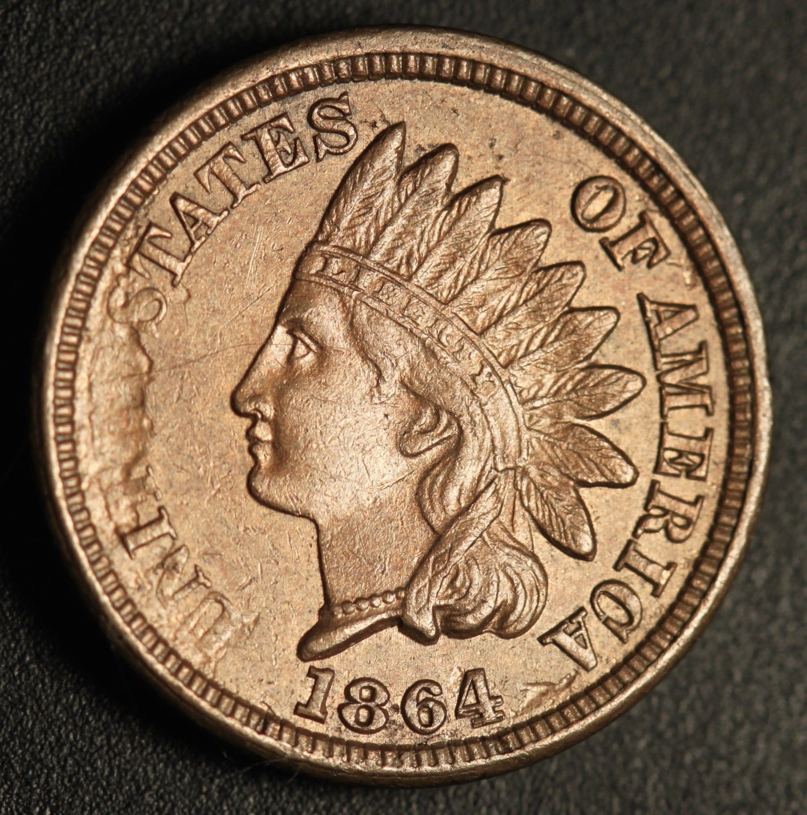 1864 CN RPD-003 - Indian Head Penny - Photo by Ed Nathanson