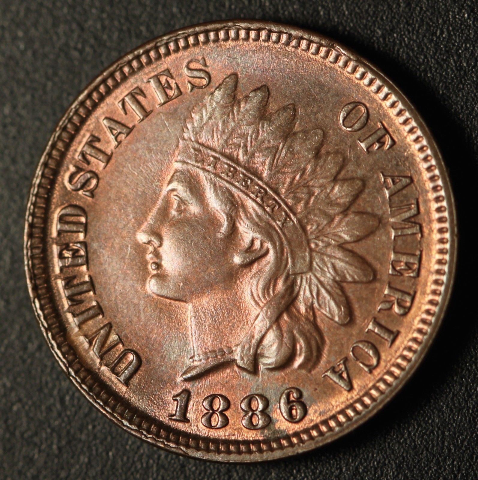 1886 RPD-006 - Indian Head Penny - Photo by Ed Nathanson